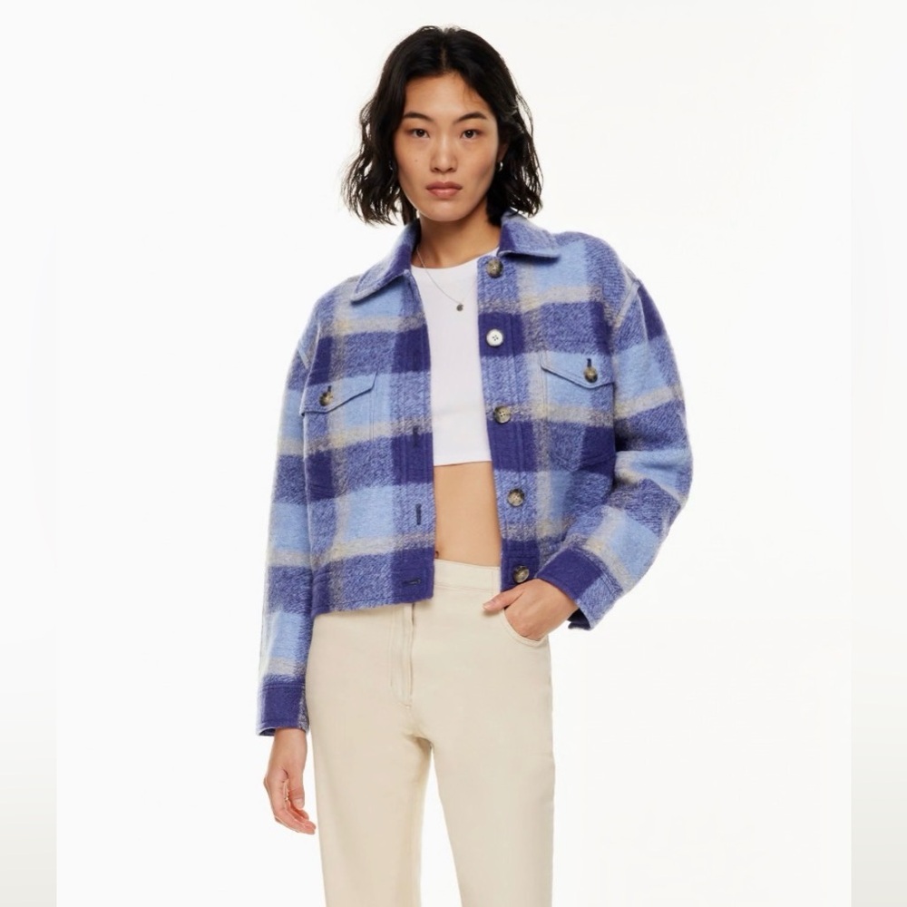 Aritzia Wilfred Free Cropper Wool Jacket